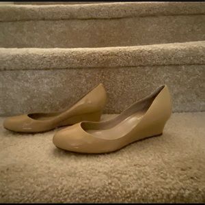 Cole Haan Women’s patent leather wedge